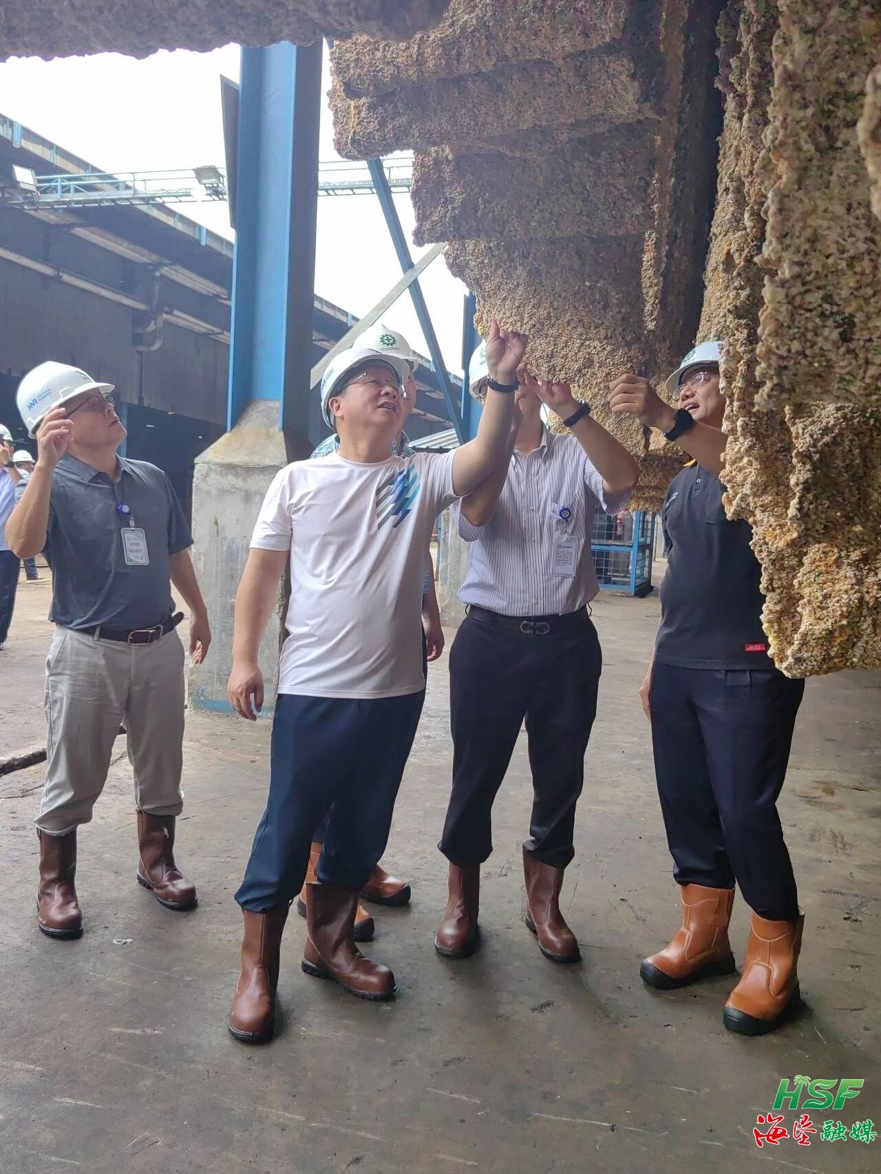 包洪文一行調(diào)研合盛農(nóng)業(yè)SGO加工廠。