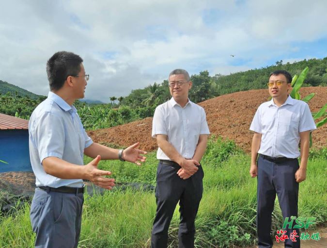 艾軼倫在立才農場公司墾區耕地“非糧化”“非農化”專項整改復耕地塊調研。